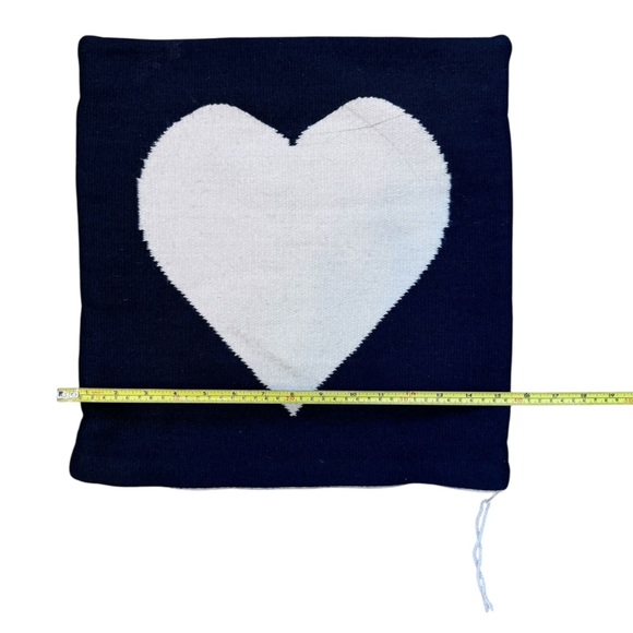 Jonathan Adler Heart and Peace Sign Pillow Cover 15x16 - Picture 3 of 9